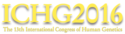 ICHG2016 [The 13th International Congress of Human Genetics]